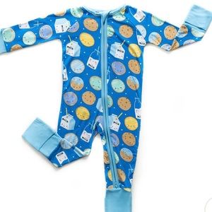 COPY - Little Sleepies, Milk and Cookies Zippie, 0-3 months